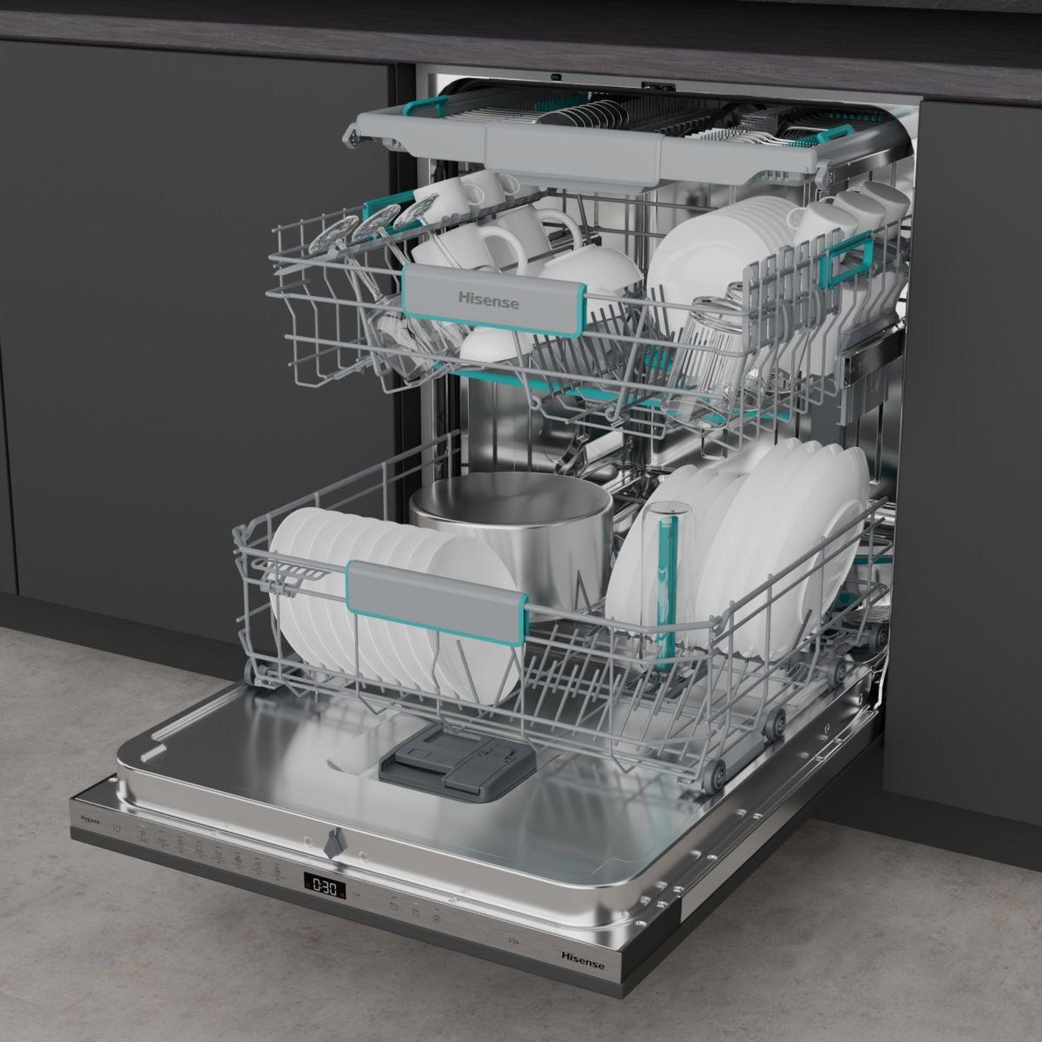 Voir la diapositive 4 : Hisense Lave vaisselle encastrable HV16A