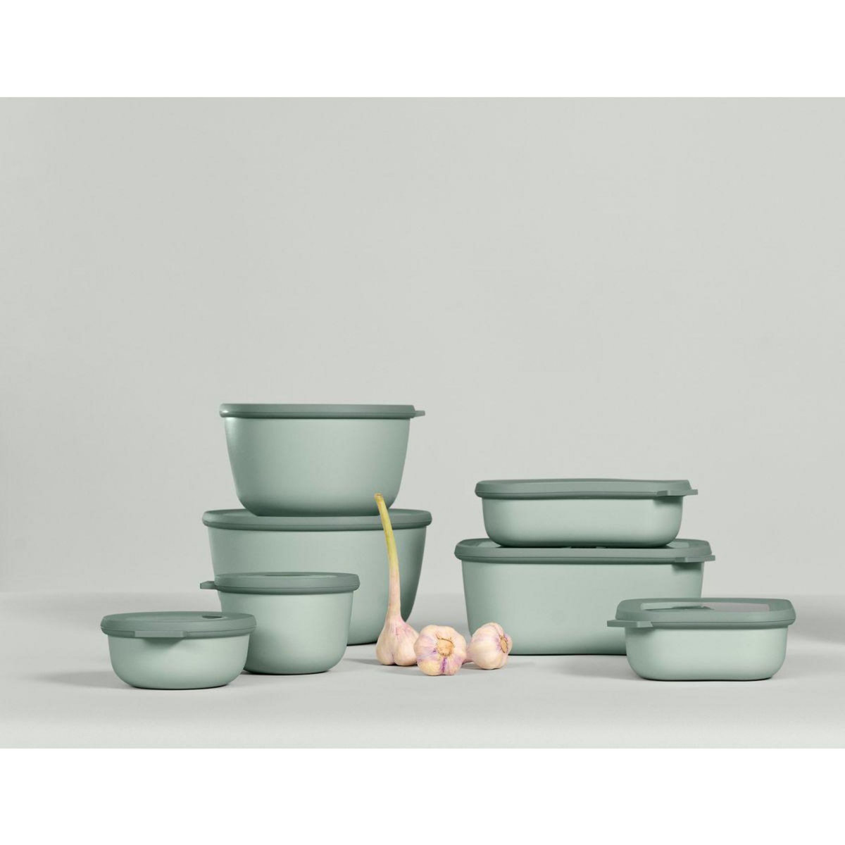 MEPAL Boîte hermétique 3 pcs Cirqula rond Nordic Sage