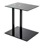 Paris Prix Table d'Appoint Design  Epox  50cm Noir