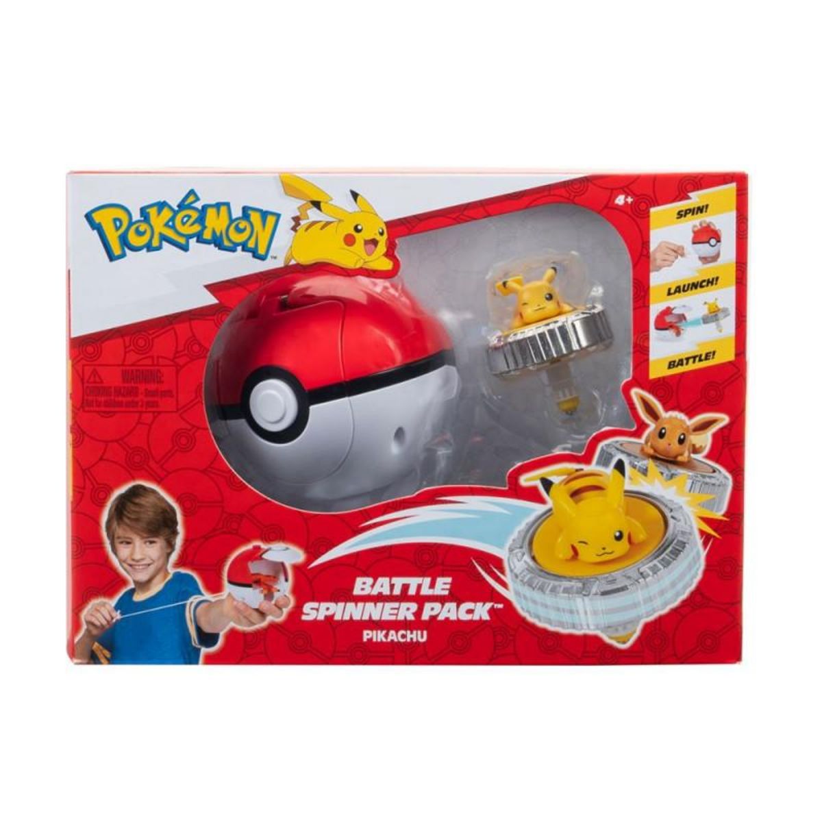 Pokemon Figurine Pokémon Battle Spinner Pack Pikachu Modèle aléatoire
