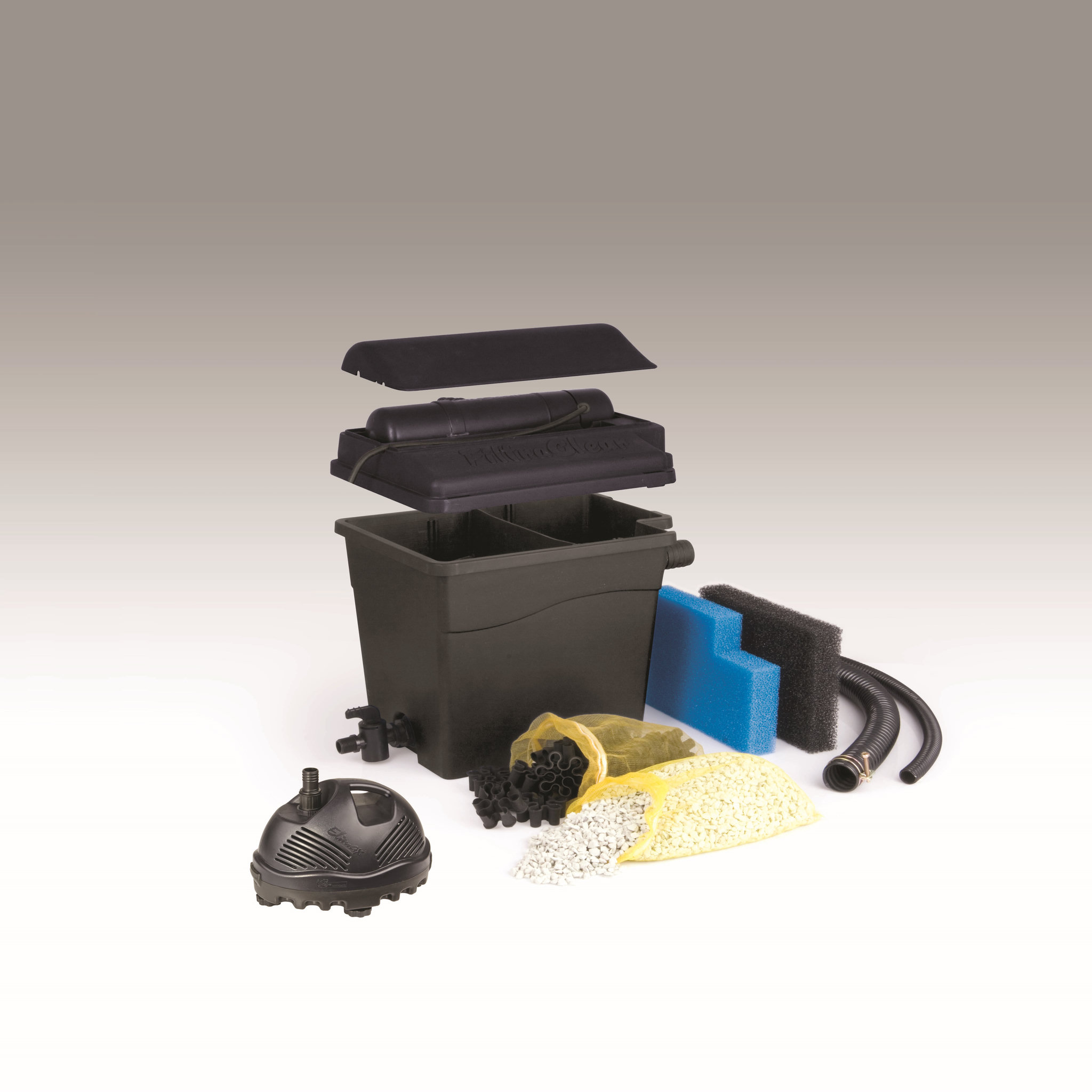 Voir la diapositive 1 : UBBINK Filtration pour bassin FILTRACLEAR 4500+set
