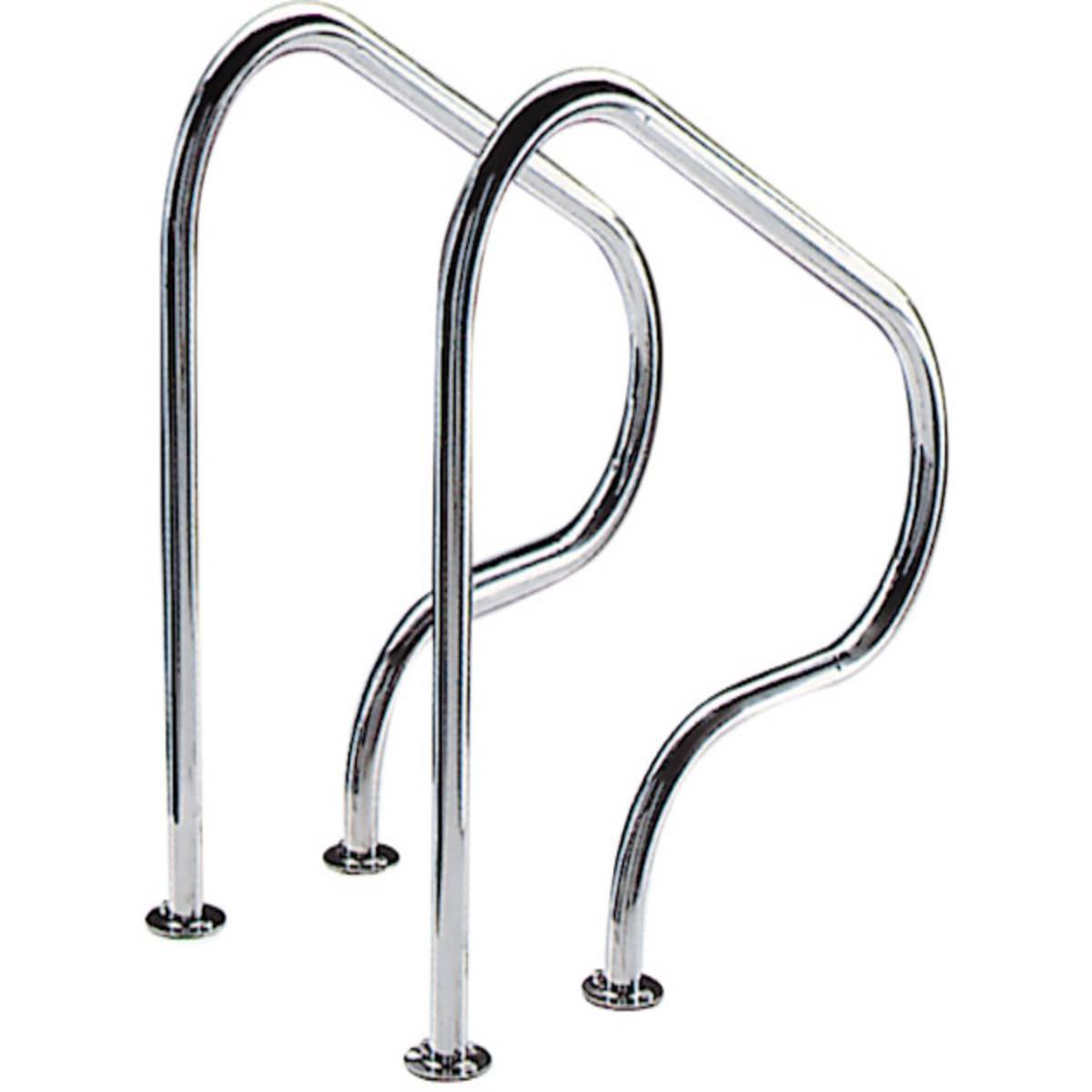 Habitat et Jardin Sorties de bain pour piscine - 80 x 80 cm - Inox - A sceller