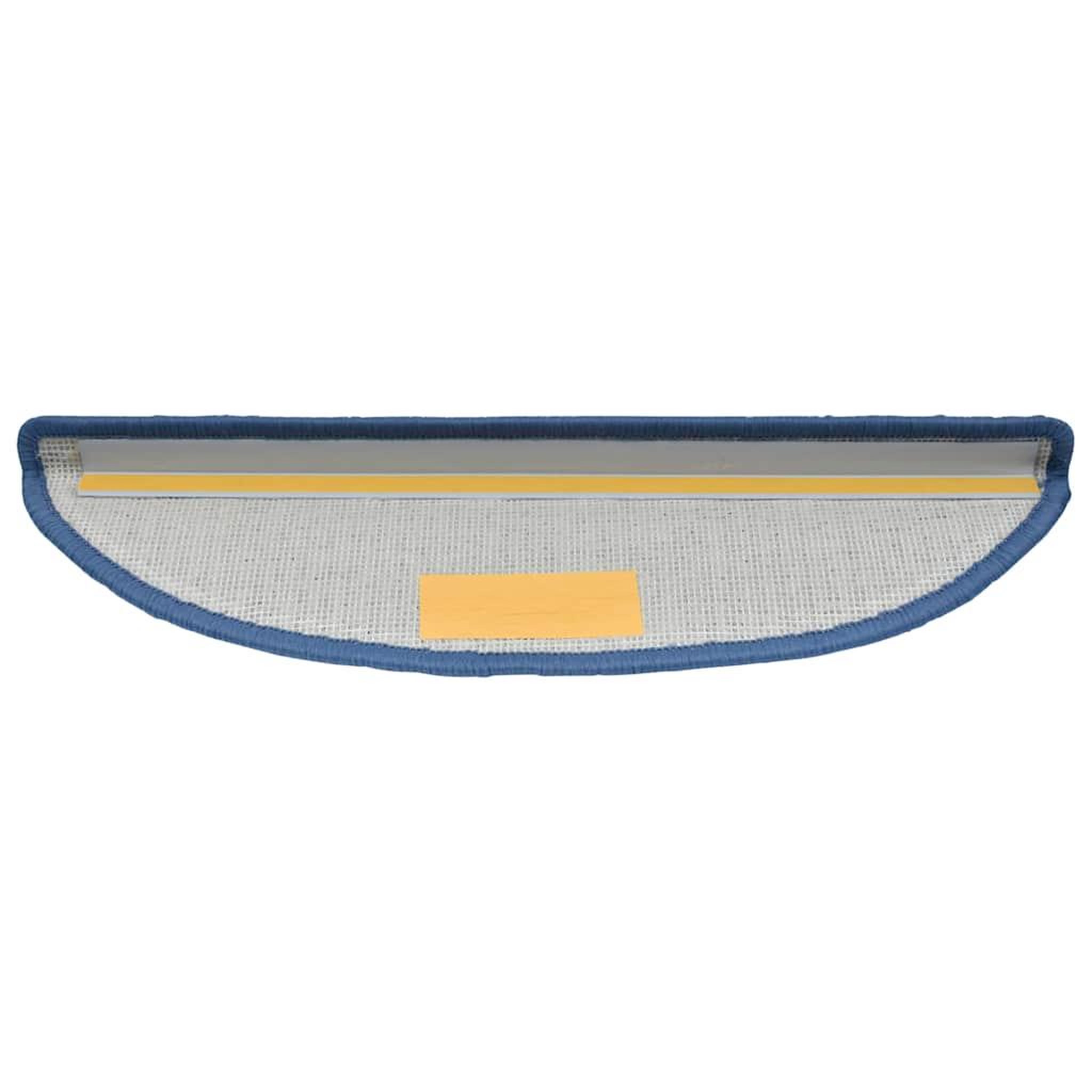 Voir la diapositive 4 : VIDAXL Tapis d'escalier 20 pcs bleu 56x17x3 cm