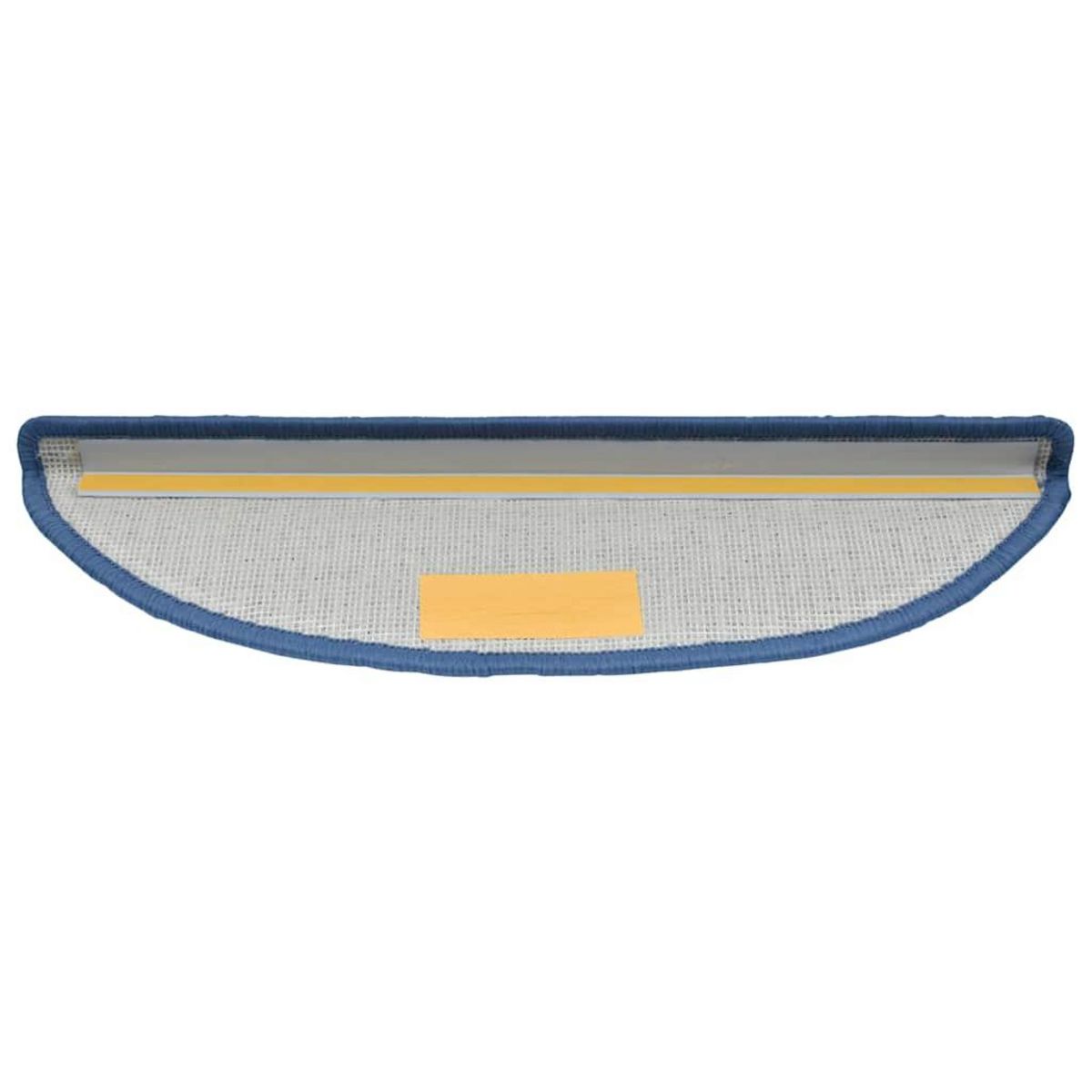 VIDAXL Tapis d'escalier 20 pcs bleu 56x17x3 cm