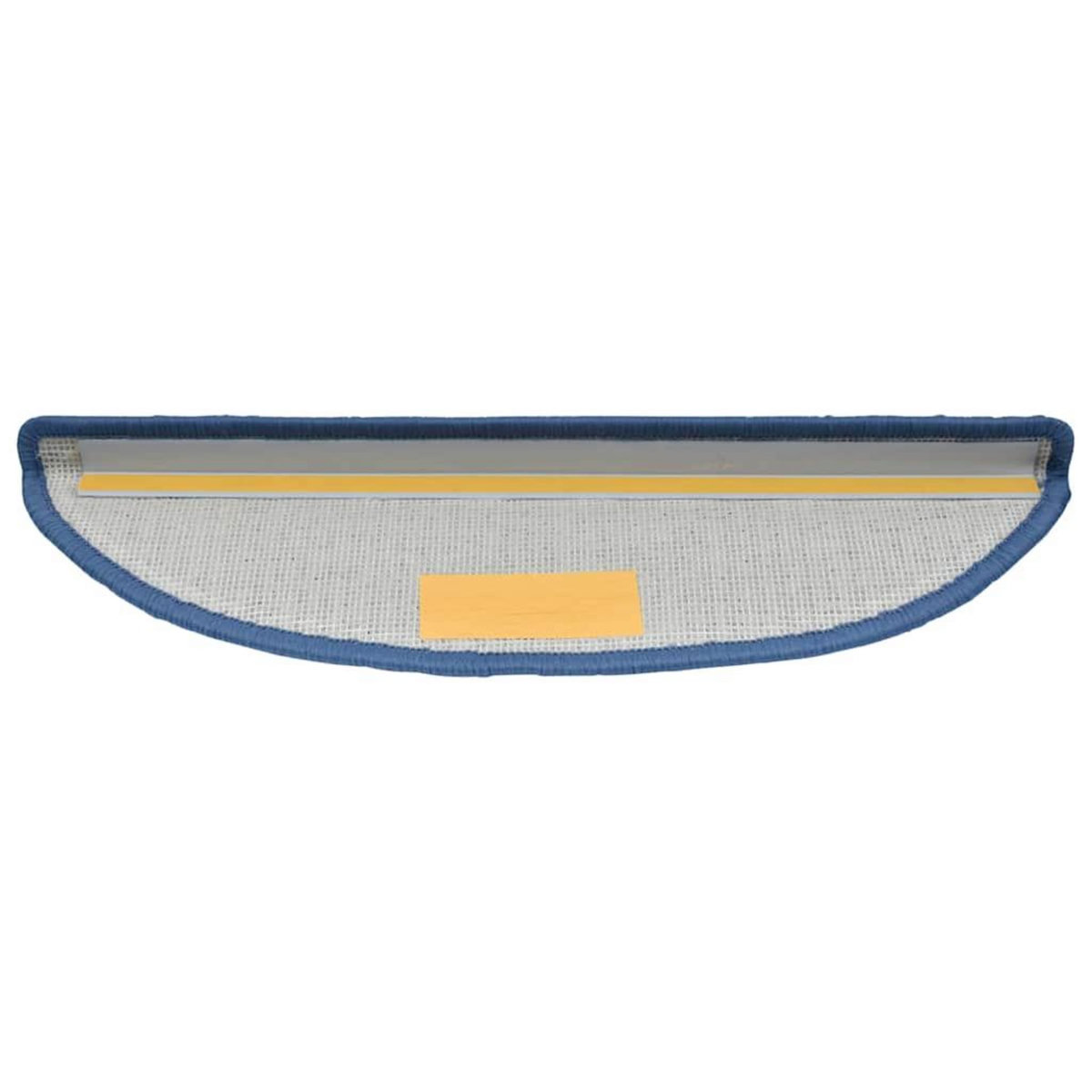 VIDAXL Tapis d'escalier 20 pcs bleu 56x17x3 cm