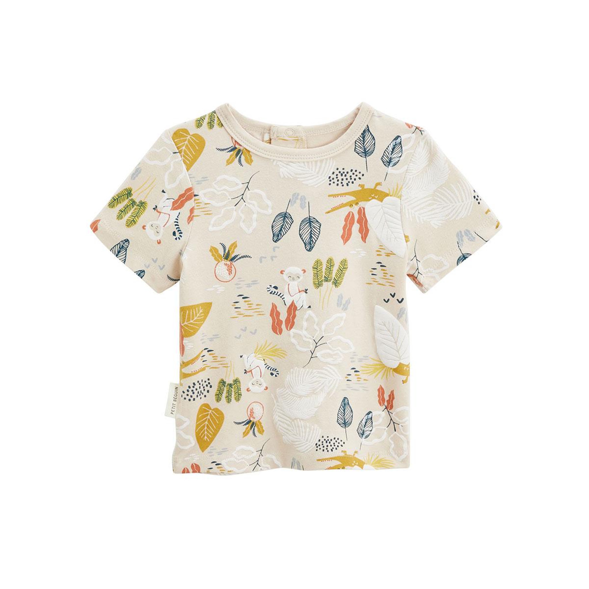Voir la diapositive 4 : Petit Béguin Ensemble salopette bébé et t-shirt Costa
