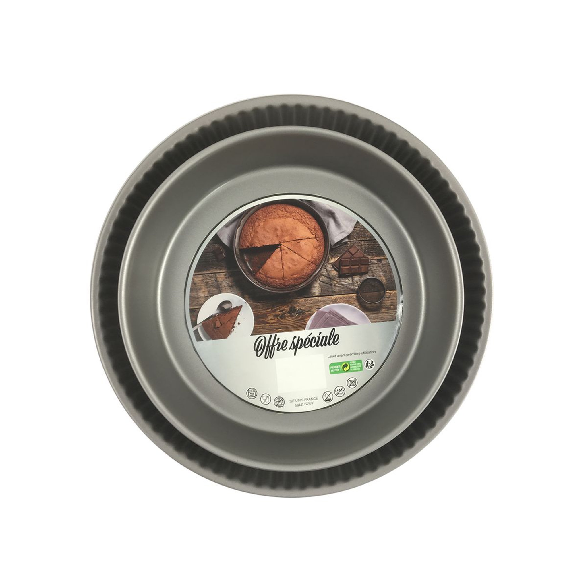 Lot de 3 moules  