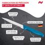 Voir la diapositive 3 : NIROSTA Couteau de cuisine lame crantée 21,5 cm Nirosta Elemental