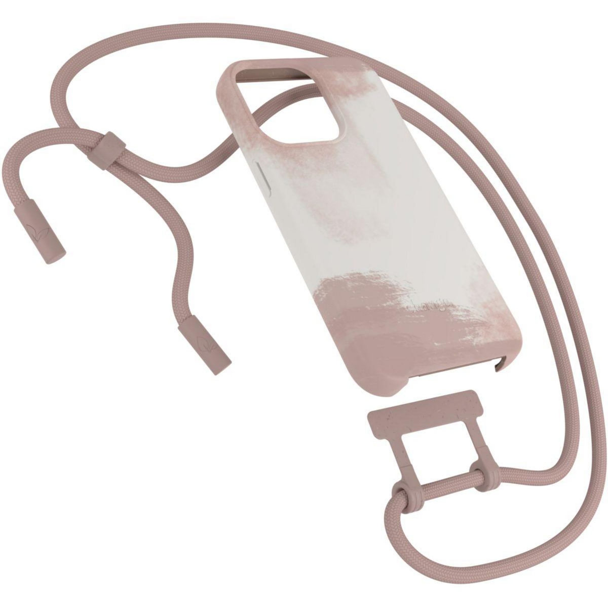 WOODCESSORIES Coque avec cordon iPhone 13 Pro Tour de cou rouge