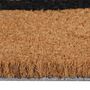 Voir la diapositive 4 : VIDAXL Tapis de porte naturel 45x75 cm fibre de coco touffete