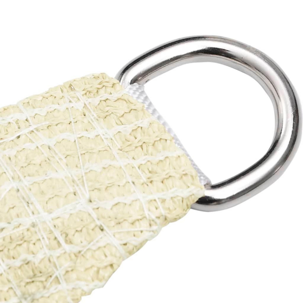 VIDAXL Voile d'ombrage 160 g/m^2 Creme 3x4,5 m PEHD