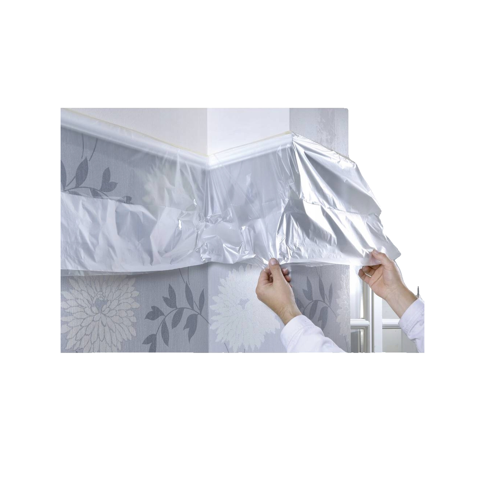 Voir la diapositive 2 : Tesa Film de masquage Tesa easy cover 33m x 1.4m beige