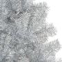 Voir la diapositive 4 : VIDAXL Sapin de Noël artificiel avec support argente 120 cm PET