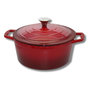 Voir la diapositive 1 : ELO Cocotte en fonte émaillée 26 cm rouge cerise 4.5 L Elo