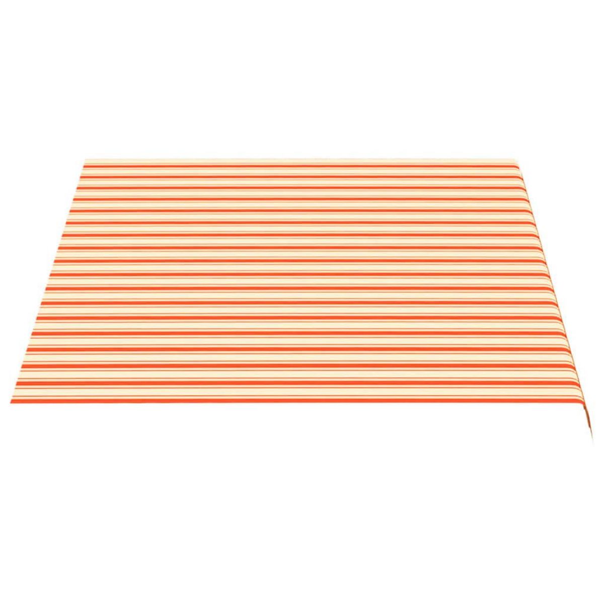 VIDAXL Tissu de remplacement pour auvent Jaune et orange 3,5x2,5 m