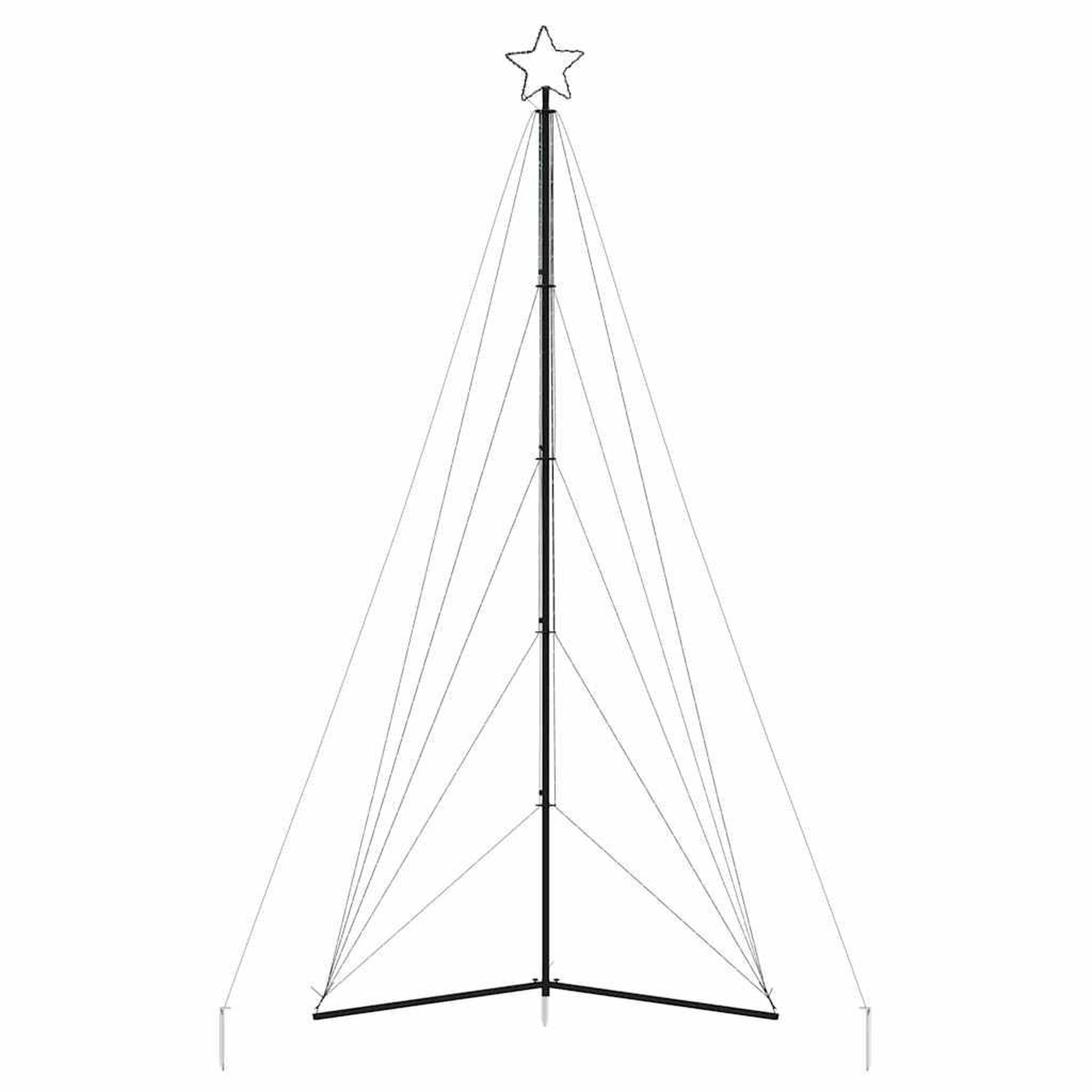 Voir la diapositive 5 : VIDAXL Sapin de Noël a LED 615 LED colorees 404,5 cm