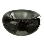 Paris Prix Coupelle Déco en Verre  Carol  26cm Noir