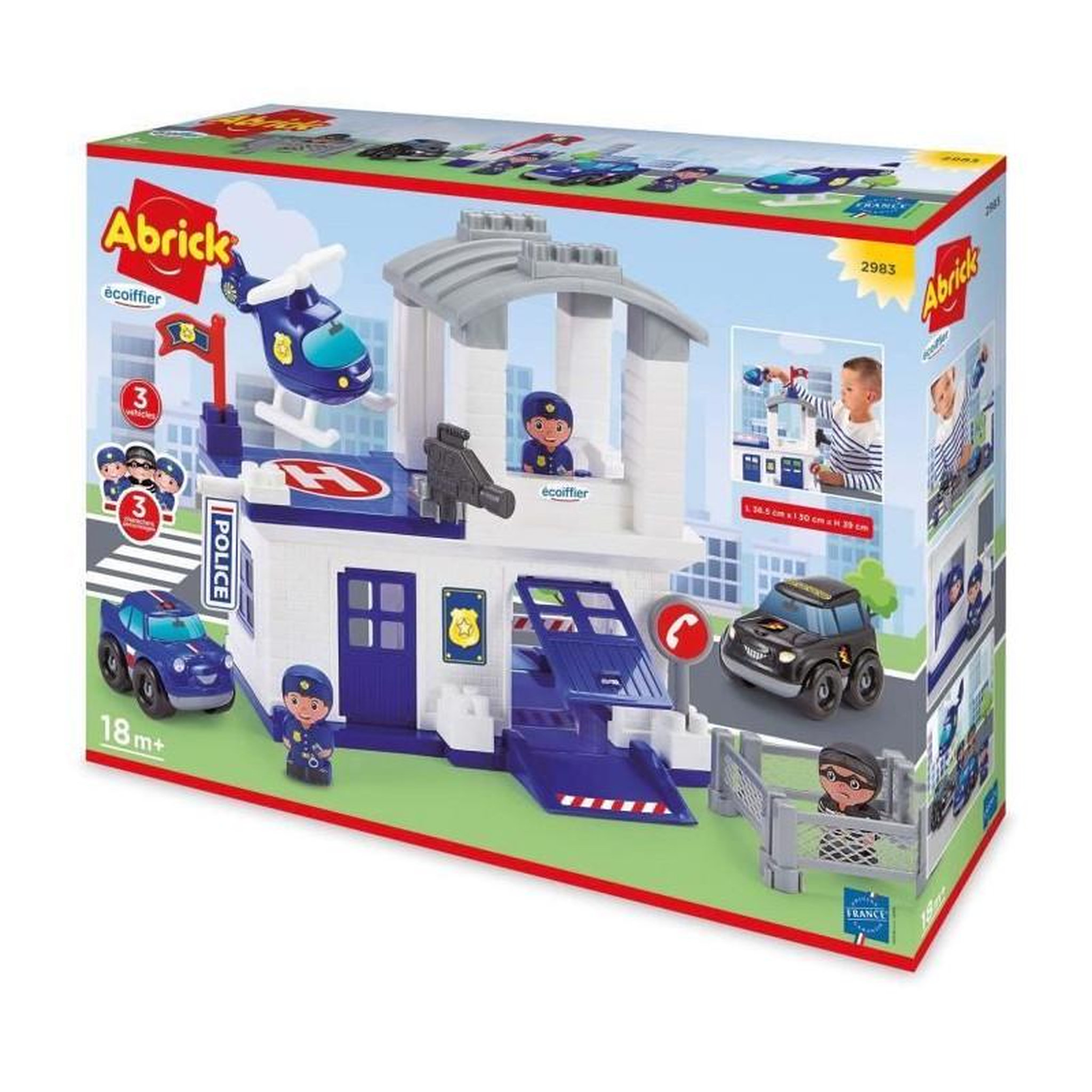 Voir la diapositive 2 : Ecoiffier Station de Police - construction en briques - des 18 mois - Abrick