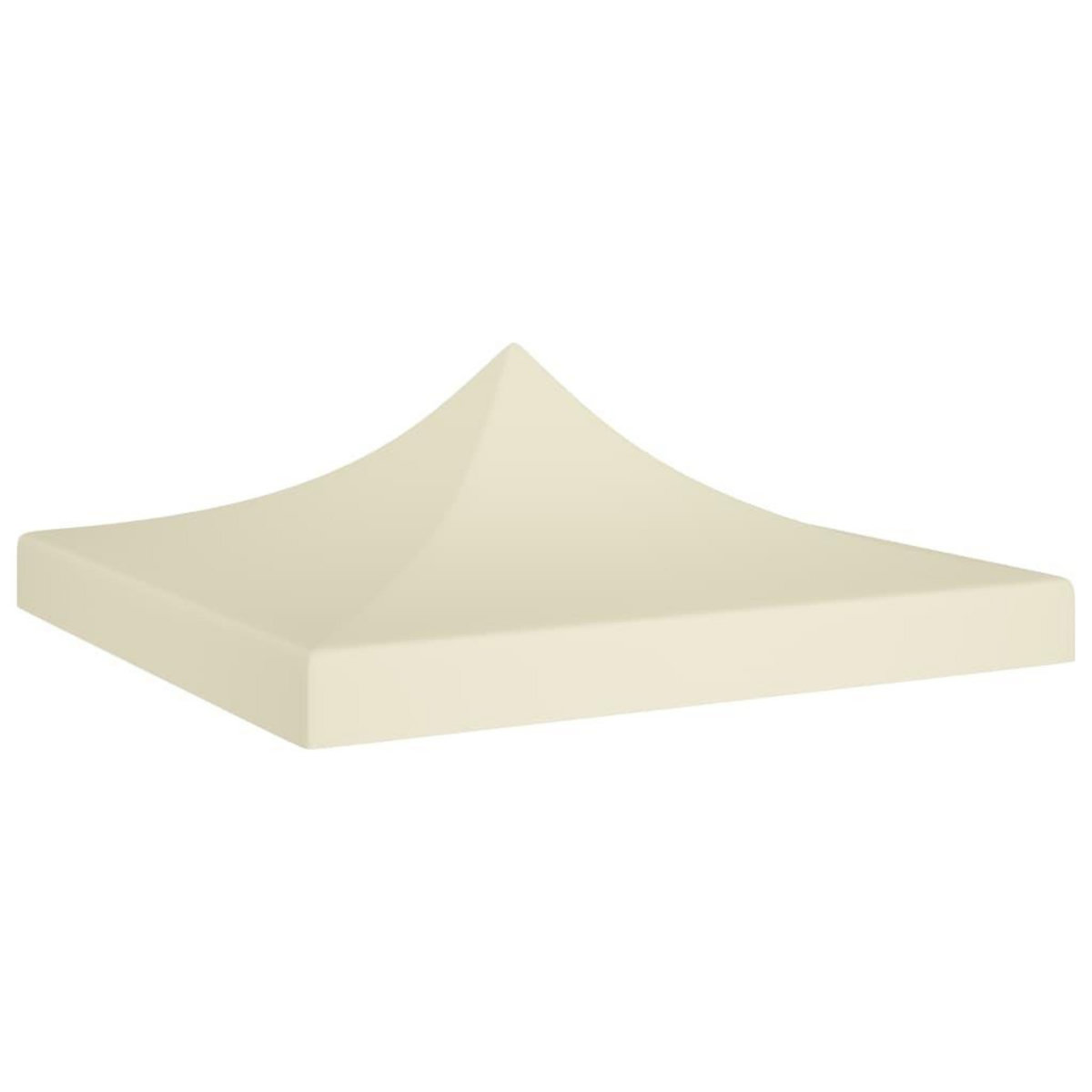 VIDAXL Toit de tente de reception 2x2 m Creme 270 g/m^2