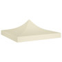 Voir la diapositive 1 : VIDAXL Toit de tente de reception 2x2 m Creme 270 g/m^2