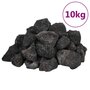 Voir la diapositive 2 : VIDAXL Roches volcaniques 10 kg noir 3 5 cm