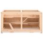 Voir la diapositive 4 : VIDAXL Cage a hamster 104x52x54 cm bois massif de sapin