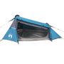 Voir la diapositive 2 : VIDAXL Tente de camping tunnel 2 personnes bleu impermeable