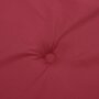 Voir la diapositive 5 : VIDAXL Coussin de banc de jardin rouge bordeaux 200x50x3 cm