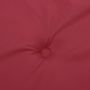 Voir la diapositive 5 : VIDAXL Coussin de banc de jardin rouge bordeaux 200x50x3 cm