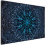 Voir la diapositive 1 : Paris Prix Tableau Imprimé  Oriental Flowers Narrow Blue