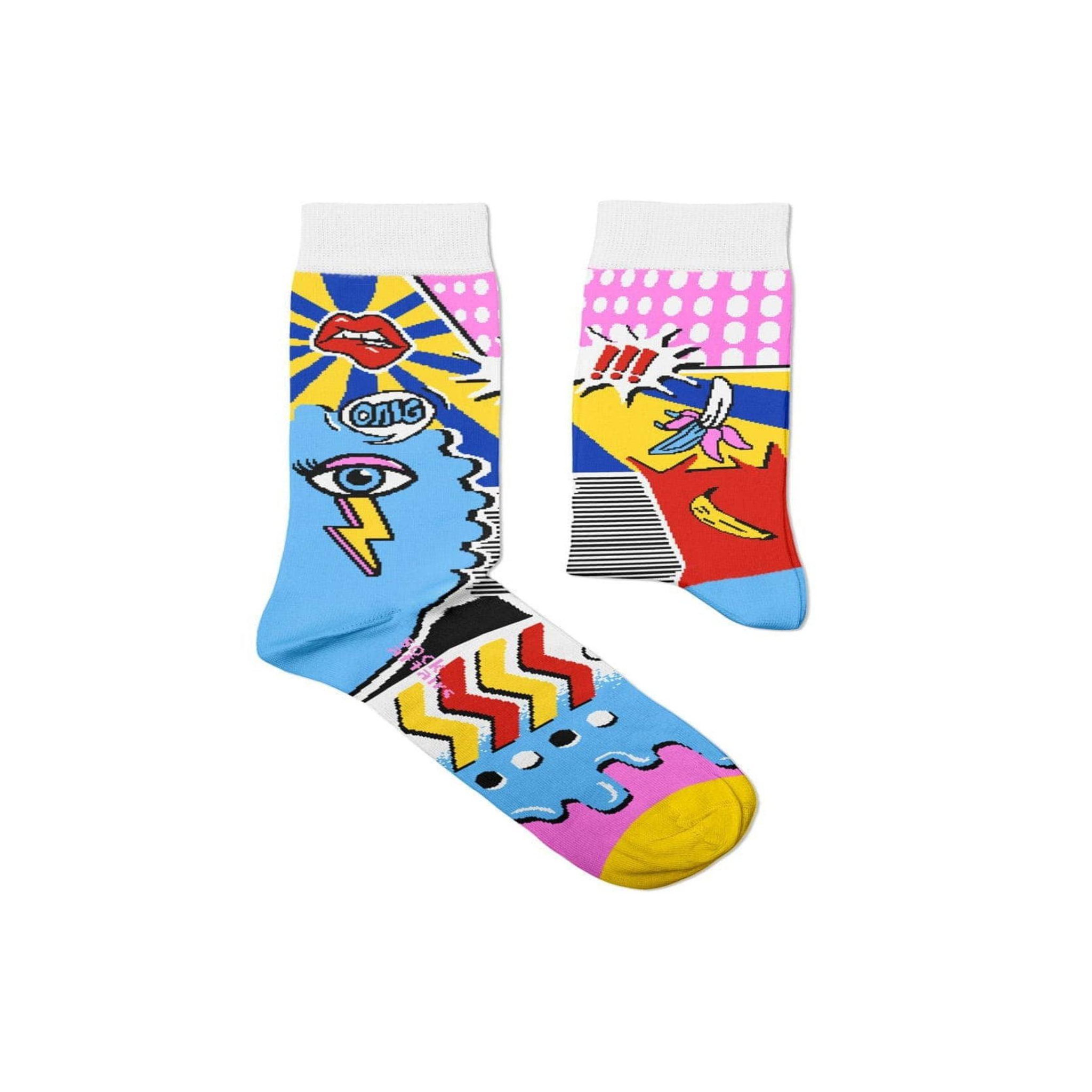 SOCK AFFAIRS Chaussettes sock affairs pop art. Coloris disponibles : Multicolore