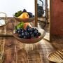 Voir la diapositive 3 : Paris Prix Coupe à Fruits sur Pied en Verre  Amber  22cm Ambre