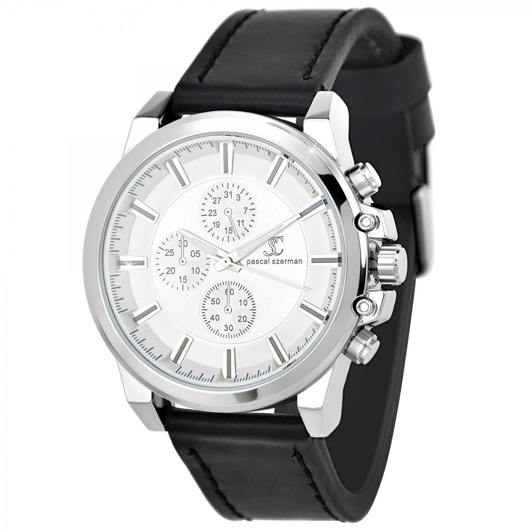 Voir la diapositive 1 : SC CRYSTAL Montre homme quartz par Pascal Szerman