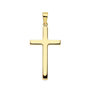Voir la diapositive 1 : L'ATELIER D'AZUR Pendentif - Médaille Croix Or 18 Carats 750 Jaune - Chaine Offerte