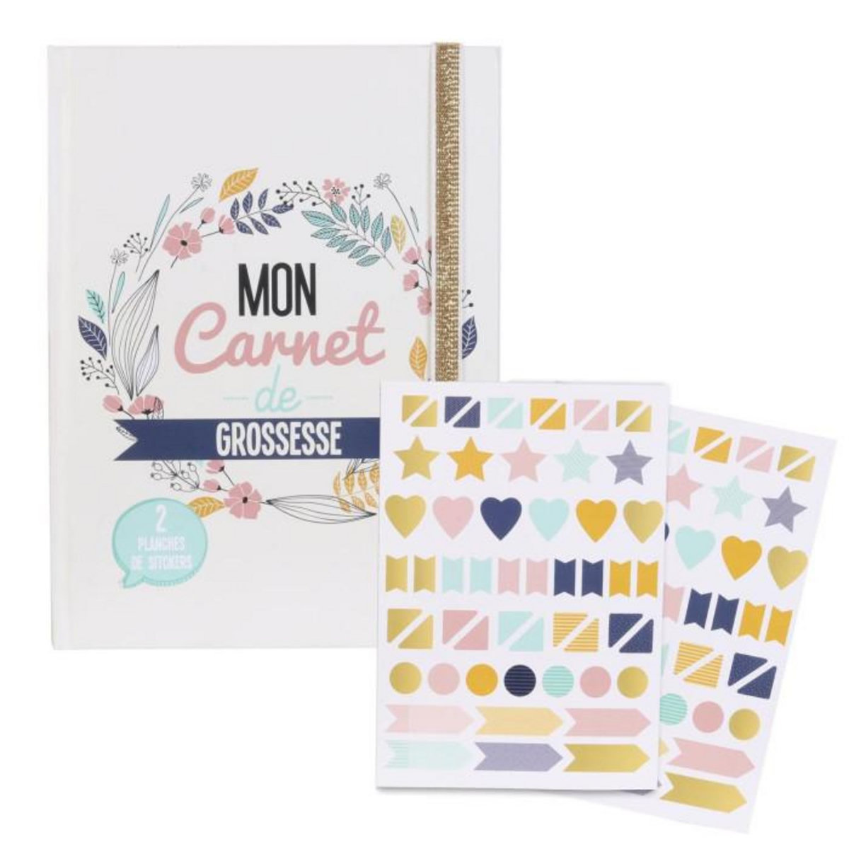 Paris Prix Carnet de Grossesse  52 Pages  16x22cm Blanc