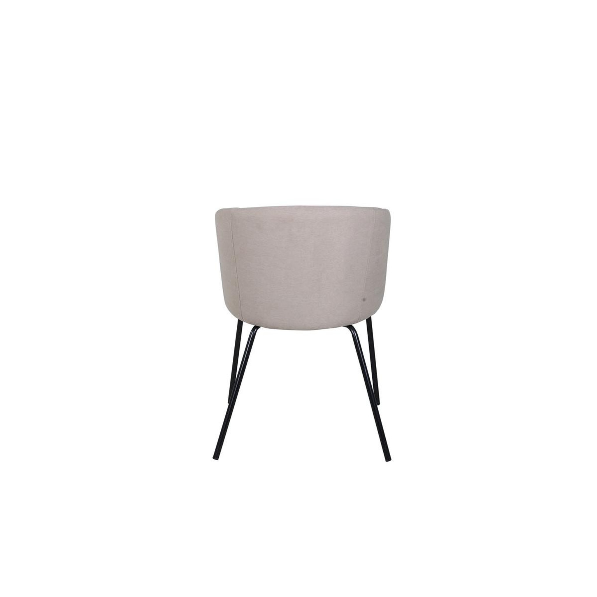 Voir la diapositive 5 : Paris Prix Chaise en tissu  berit  78cm beige