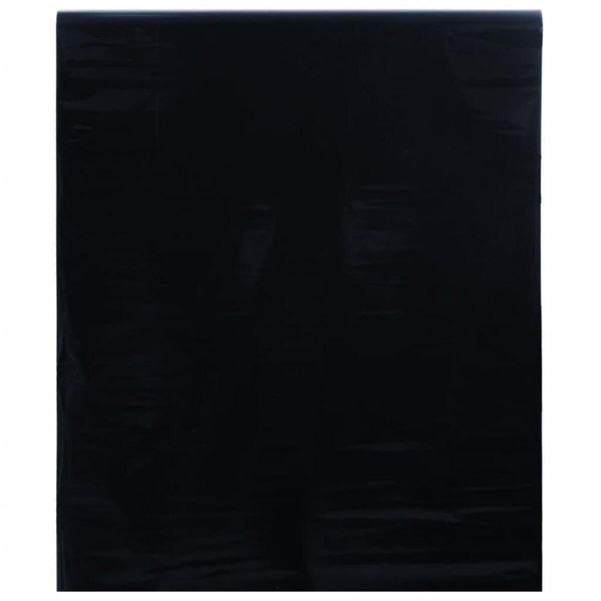 VIDAXL Film de fenetre statique depoli noir 45x500 cm PVC