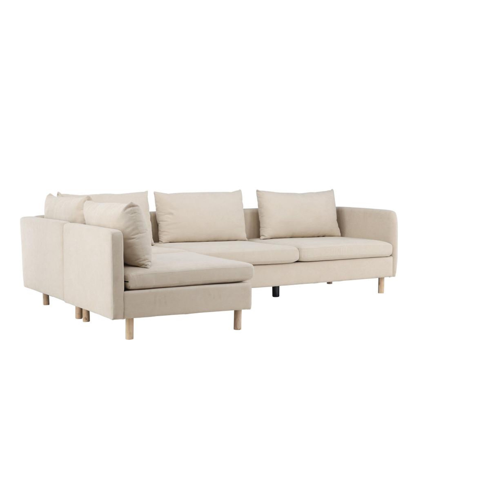 Voir la diapositive 3 : Paris Prix Canapé d'angle gauche  zero  295cm beige