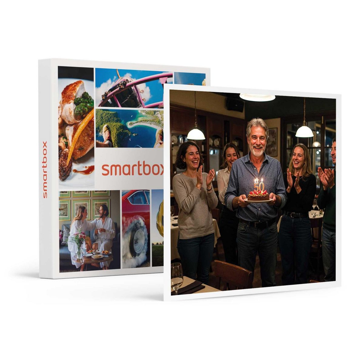 Smartbox Joyeux anniversaire ! Pour les 50 ans d'un homme - Coffret Cadeau Multi-thèmes
