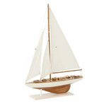 Paris Prix Voilier Déco en Bois  Harrison  59cm Blanc