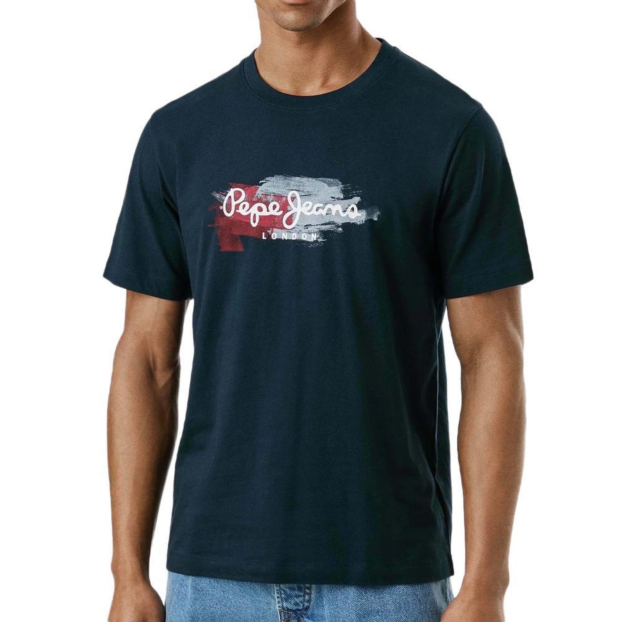 Pepe Jeans T-Shirt Marine Homme Pepe jeans Trey. Coloris disponibles : Bleu