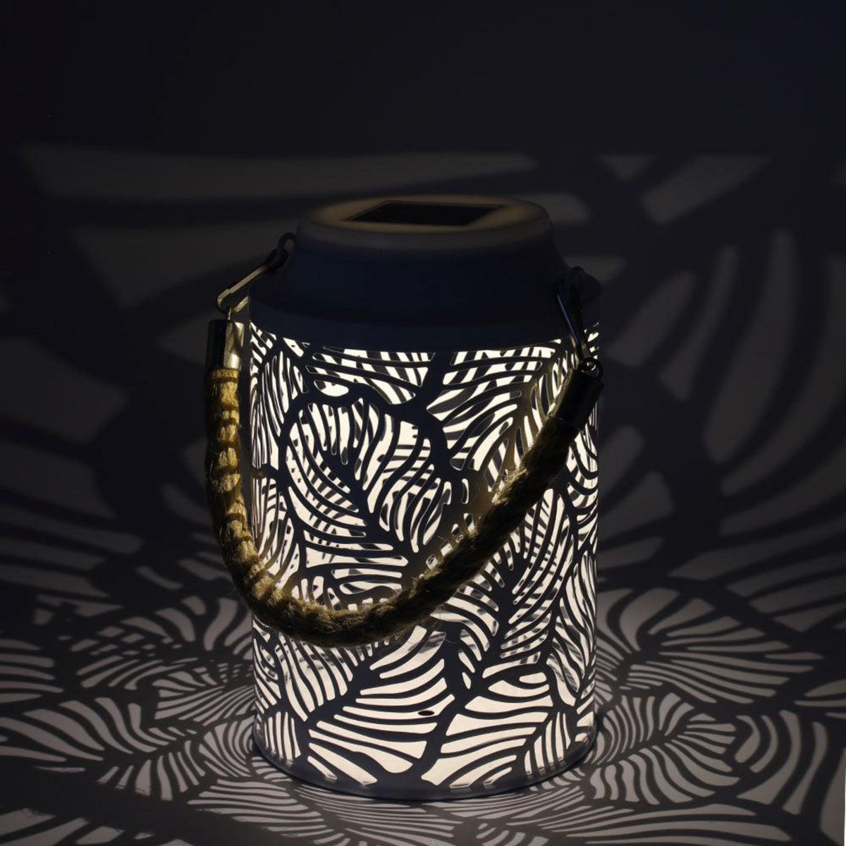 Lumisky Mini lanterne solaire RAINBOW Blanc Metal H17.5cm