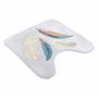 Voir la diapositive 2 : Paris Prix Tapis Contour WC  Plumiss  45x45cm Multicolore