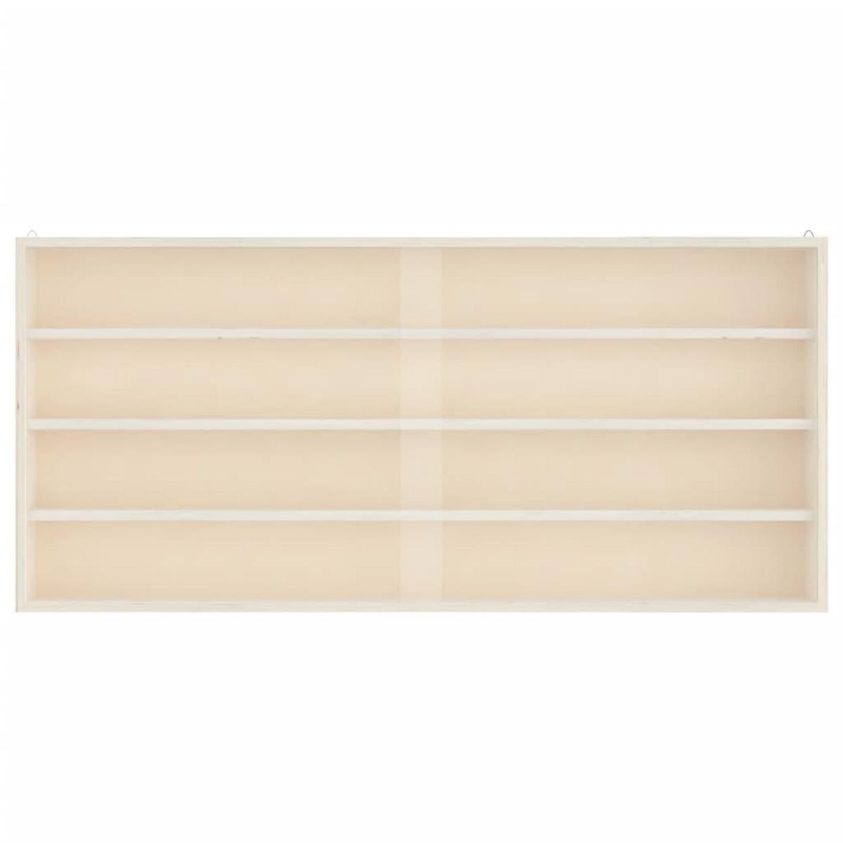 VIDAXL Vitrine de collection en bois avec portes 80x8,5x37 cm