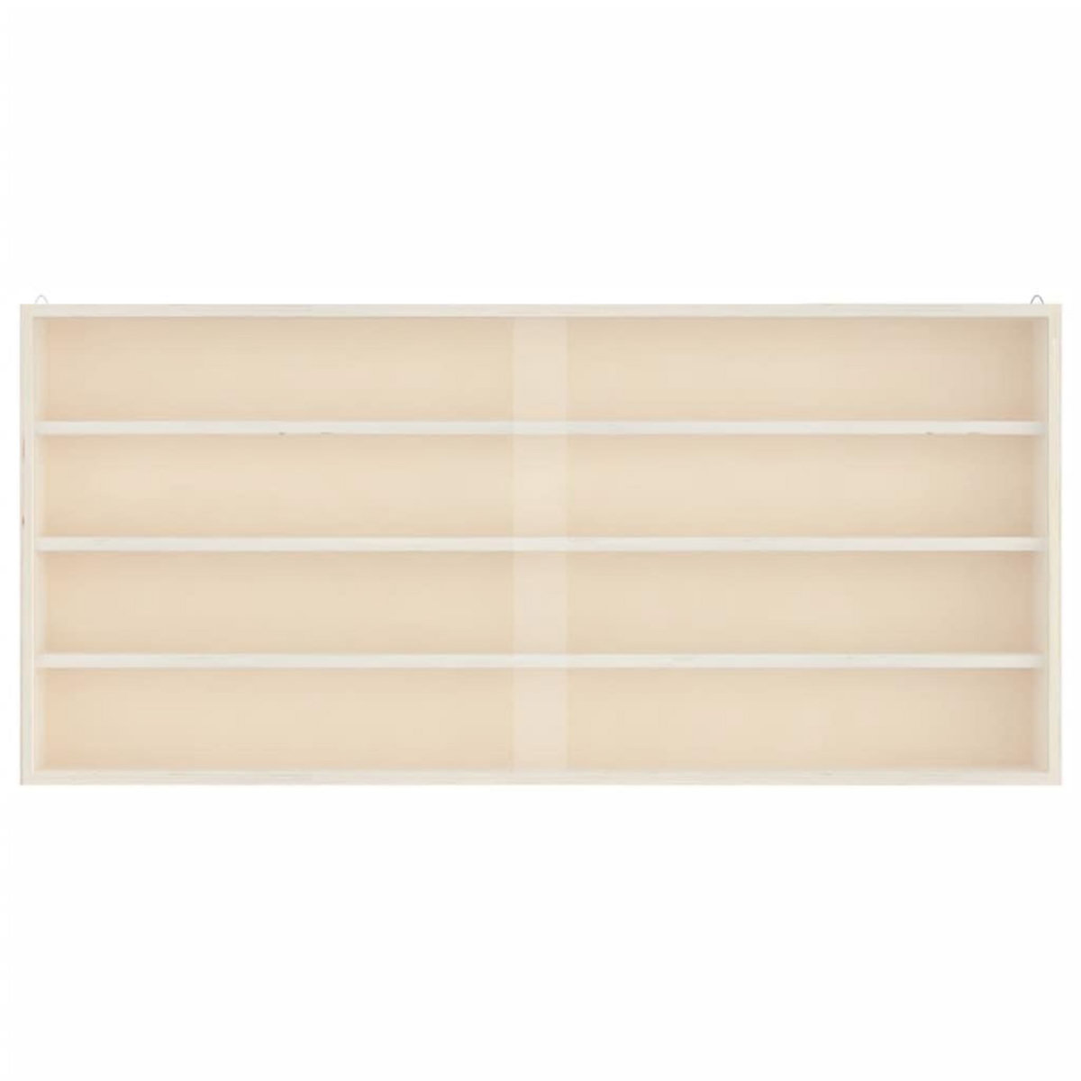 VIDAXL Vitrine de collection en bois avec portes 80x8,5x37 cm