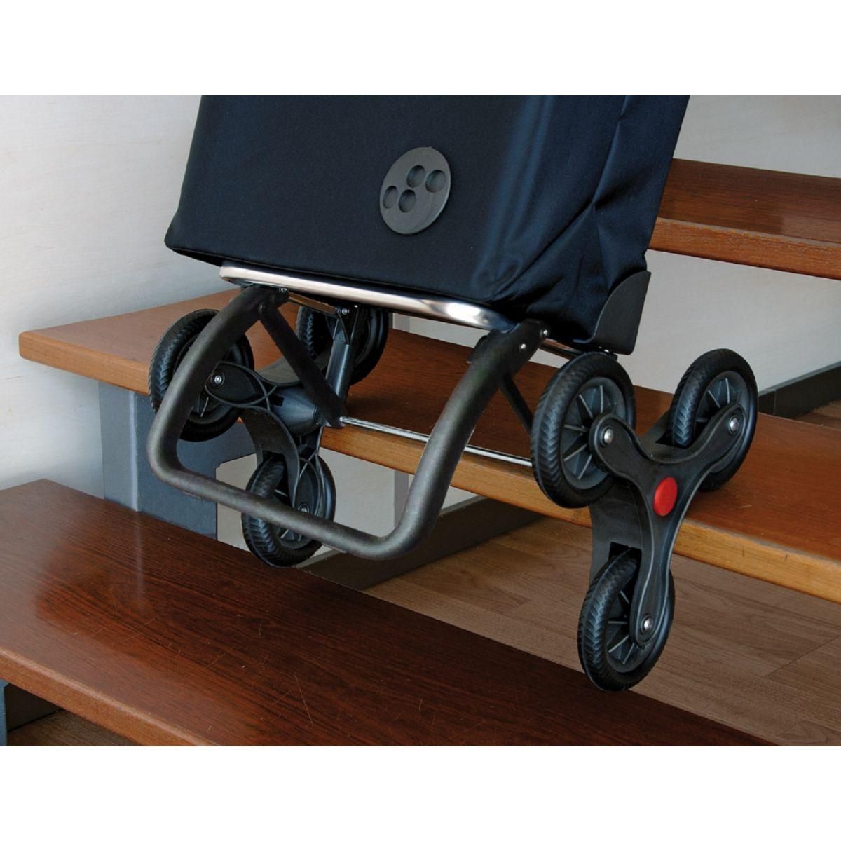 Rolser Chariot de courses 6 roues saquet LN noir