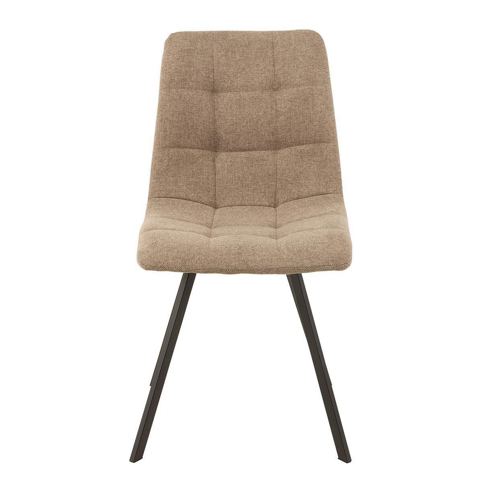 Voir la diapositive 2 : J-LINE Chaise design  babette  90cm beige