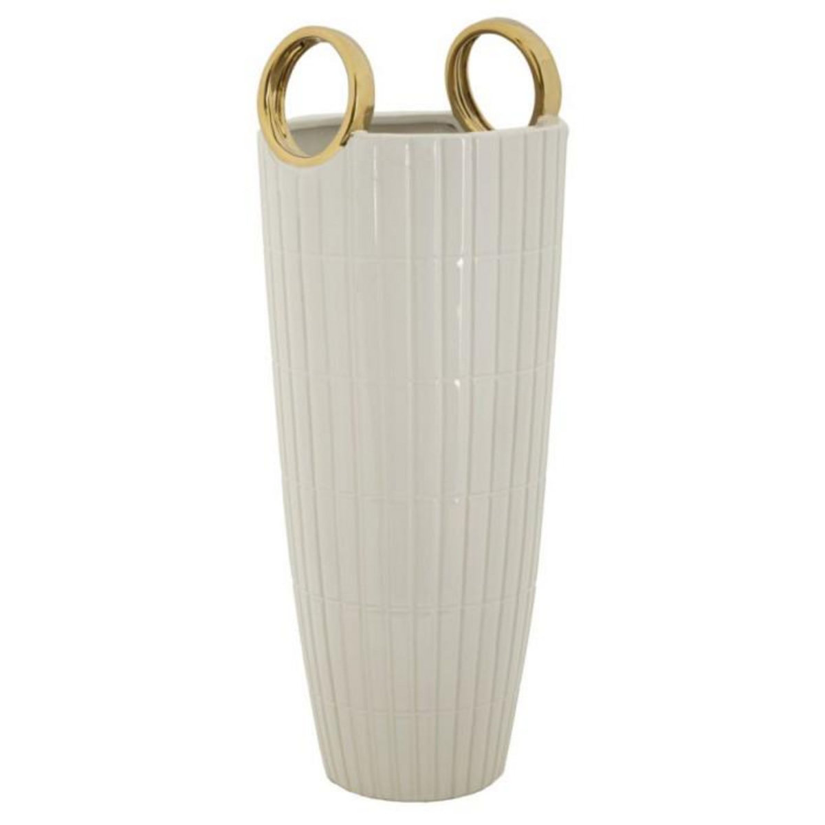 Paris Prix Vase Design en Céramique  Shopping  45cm Blanc