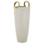 Voir la diapositive 1 : Paris Prix Vase Design en Céramique  Shopping  45cm Blanc