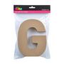 Voir la diapositive 2 : Paris Prix Décoration Murale  Lettres Carton G  18cm Naturel